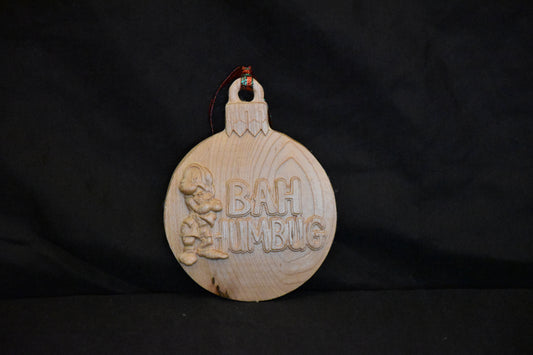 Bah HUMBUG Christmas Ornament