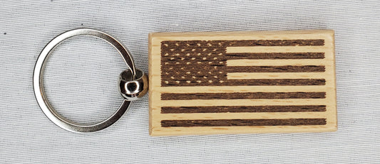 American Flag Key Chain