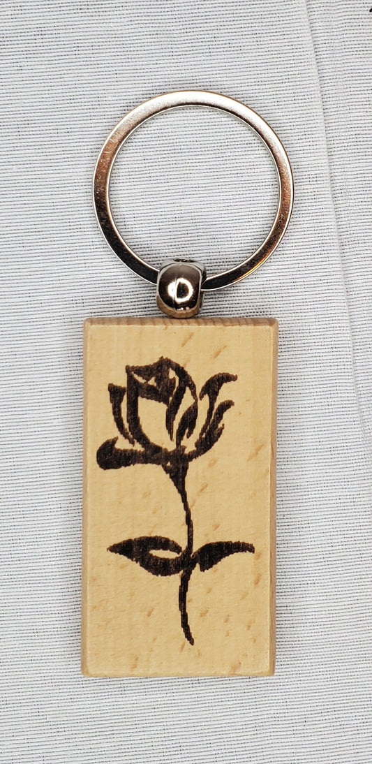 Rose Key Chain