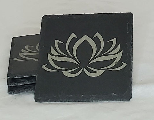 Coaster Set - Lotus Flower