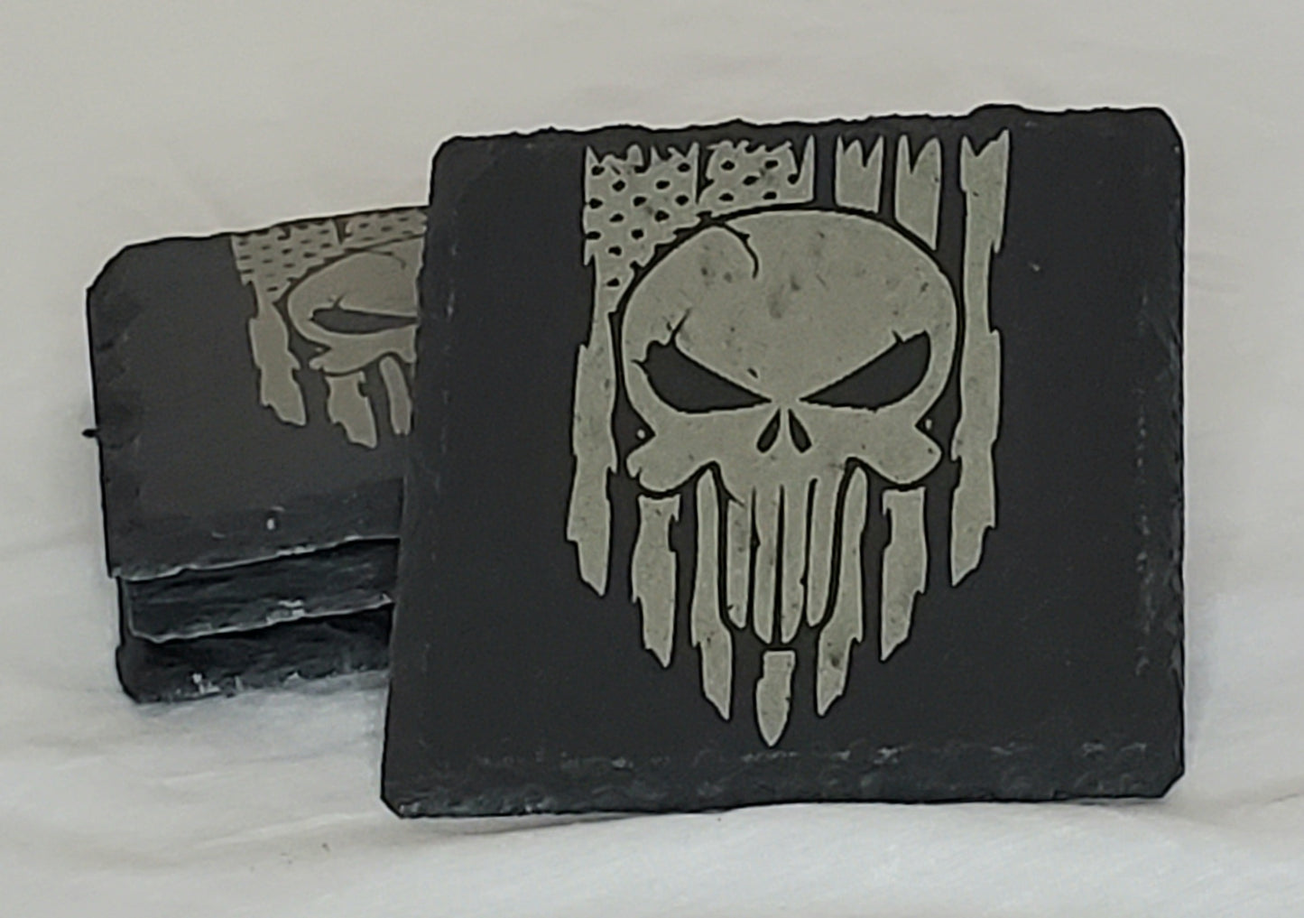 Coaster Set- Punisher Flag