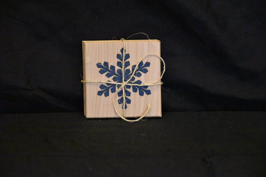 WInter Snowflake Coasters